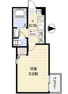 Privia笹塚【1階】の間取り