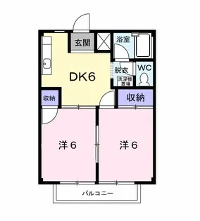 コーポ長沢【2階】の間取り