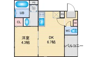 MISA【3階】の間取り