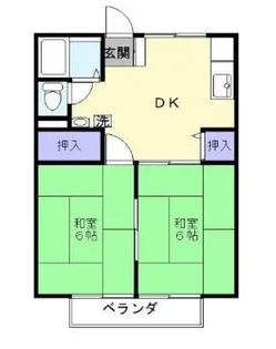 エステートコマ【1階】の間取り