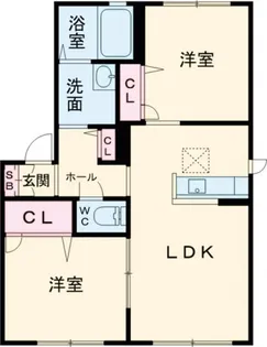 ソフィア梶尾 C棟【1階】の間取り