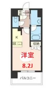 オーキッドレジデンス品川【2階】の間取り