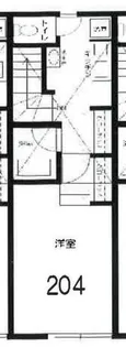 ROW HOUSE西永福【2階】の間取り