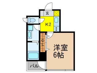 アトラス八幡山【4階】の間取り