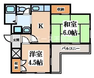 シャトーMO【1階】の間取り