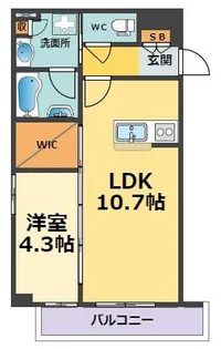 CASA甲子園口I【2階】の間取り