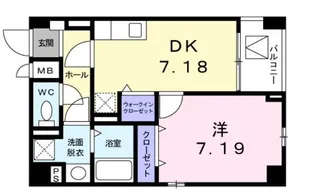 シャインツリー両国【8階】の間取り