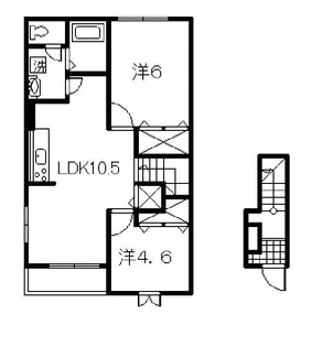 プラシードN【2階】の間取り