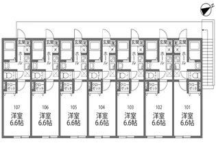 パステールグラン佐倉【1階】の間取り