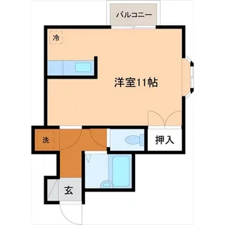 クリスティーヌ23【2階】の間取り