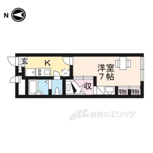 レオパレス孫六【2階】の間取り