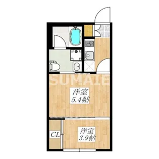 CLK東十条【2階】の間取り