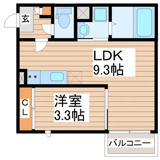 REGALEST PEAK【2階】の間取り