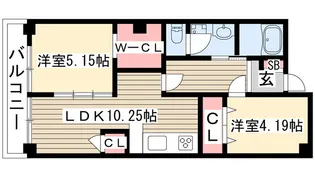 第3サンハイツ大森【3階】の間取り