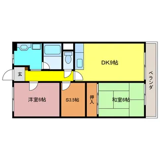 リイツマンション【3階】の間取り