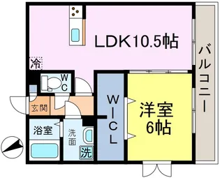 リブリ・ソフィア中央【2階】の間取り