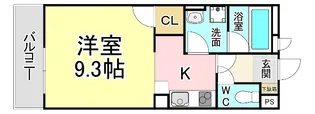 フェールブリエ企救丘【1階】の間取り