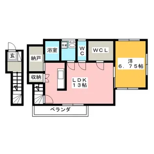 メゾンドかわせみ【2階】の間取り