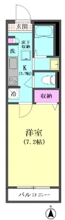 Villa Asahi【1階】の間取り