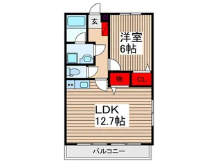 FREEDOM【2階】の間取り