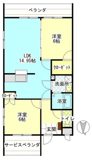 ラフォーレ・こあら【3階】の間取り