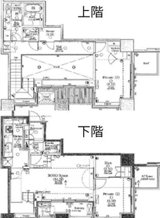THE TOWERS DAIBA EAST【4階】の間取り