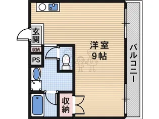 レガーレ長居公園【6階】の間取り
