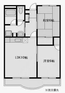 ヴィラオアシス【1階】の間取り