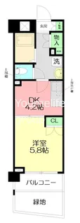 パノラマ南鴨宮【1階】の間取り