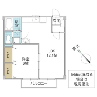 カサグラシア【1階】の間取り