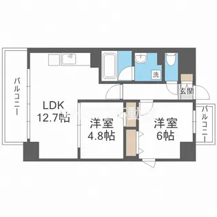 サンカトル【8階】の間取り
