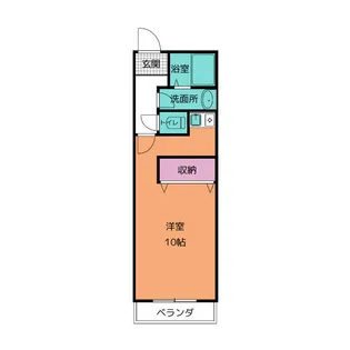 エスポワールM【2階】の間取り