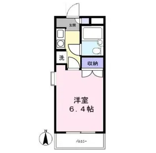 マインズ大和【1階】の間取り