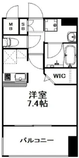 エンクレスト天神MARK【9階】の間取り