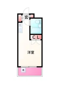 アートイン八王子【1階】の間取り