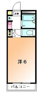 ファリーナクレオ【5階】の間取り
