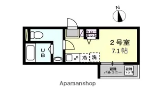 プレミアムベイルーム井土ヶ谷中町【1階】の間取り