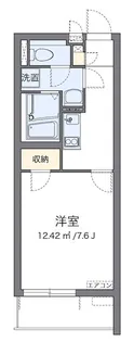 クレイノアウリィ仲六郷【4階】の間取り