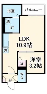 JACK IRUMANODAI【3階】の間取り