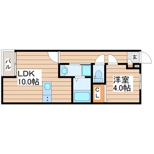 La Corte 西多賀【2階】の間取り