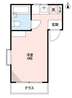 ホワイトビラ水野【1階】の間取り