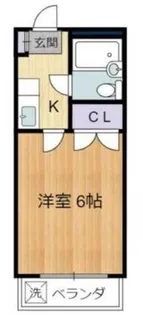 エステート宮野【1階】の間取り