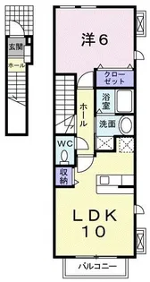 ポラリスI【2階】の間取り