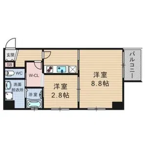 トラストマン堀江【3階】の間取り