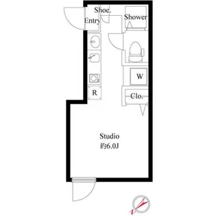 セレブラーレ町屋【2階】の間取り