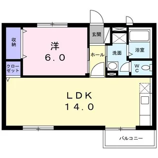 マリアージュS【2階】の間取り