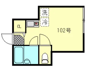 ネオス葛西【1階】の間取り
