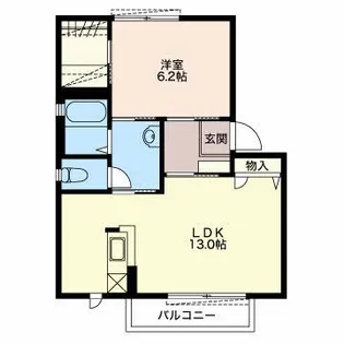 ヴェスティージ B【2階】の間取り