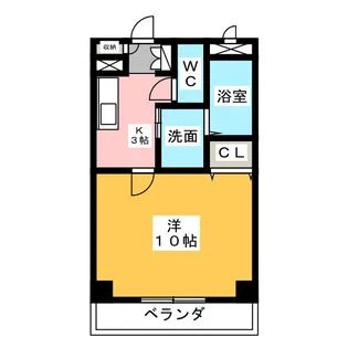 プリミエールKIII【1階】の間取り