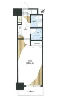 アリュージュ三ノ輪【6階】の間取り